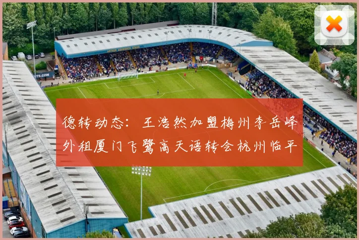 德转动态：王浩然加盟梅州李岳峰外租厦门飞鹭高天语转会杭州临平吴越